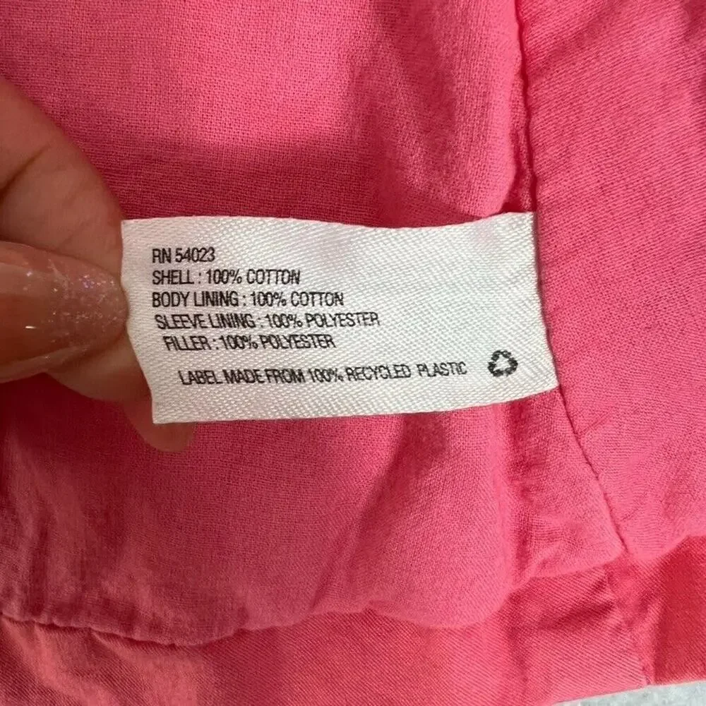 Baby Gap Trench Coat Baby Girls Toddler 4T Pink Chino Lined